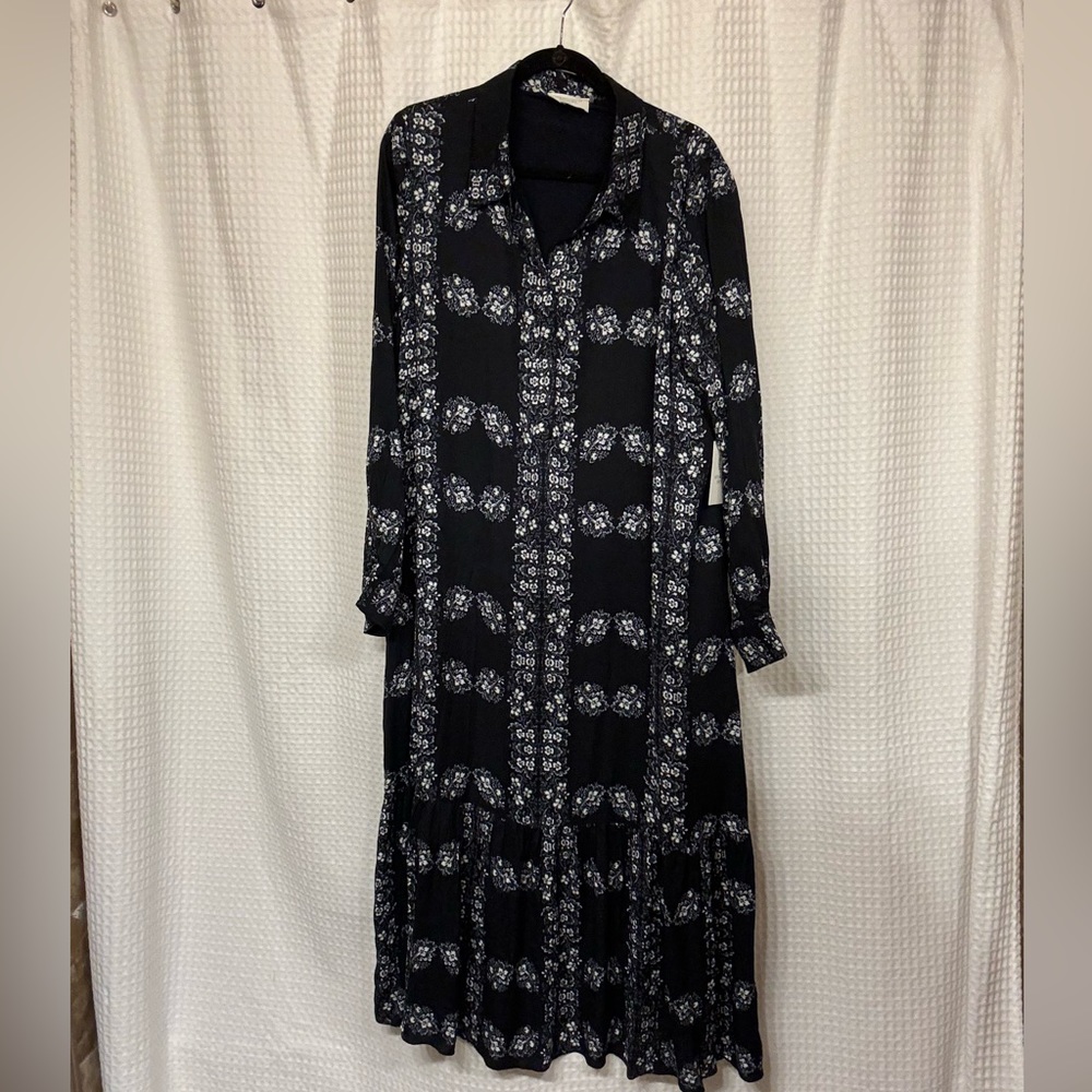 Hyacinth House Miller Navy Shirtdress
